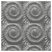 Schwarzweiss-Ammonit Stoff (Muster)