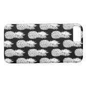 Schwarzweiss-Ananasmuster iPhone 7 Kasten Case-Mate iPhone Hülle (Rückseite (Horizontal))