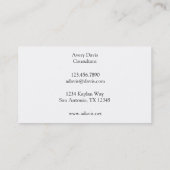 Schwarzweiss-Anatomie-Kunst-Rückenmuskel (1890) Visitenkarte (Rückseite)