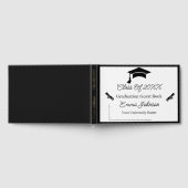 Schwarzweiß anpassbarer Abschluss Gästebuch (Voll)