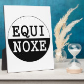 Schwarzweiß-Äquinoktium Fotoplatte (Seite)