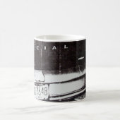 Schwarzweiss-Auto Kaffeetasse (Mittel)