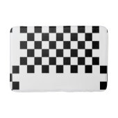 Schwarzweiß Badematte (Vorderseite)