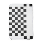 Schwarzweiß Badematte (Vorderseite Vertikal)