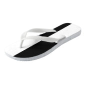 Schwarzweiß Badesandalen (Schrägansicht)