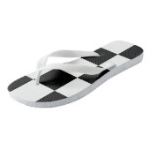 Schwarzweiß Badesandalen (Schrägansicht)