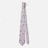 Schwarzweiß Bandana Print Necktie Krawatte (Vorderseite)