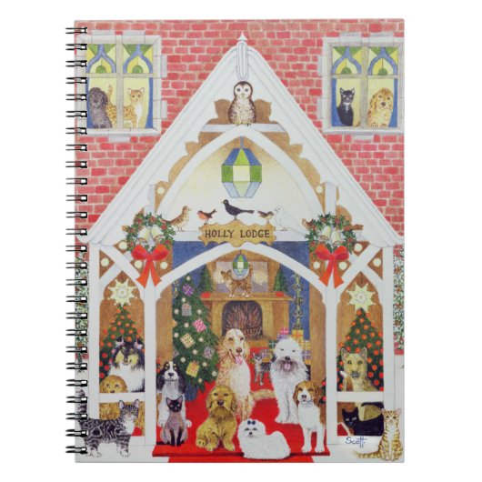 Schwarzweiss-Bärte Notizblock (Vorderseite)