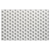 Schwarzweiss-Bernese Gebirgshund Stoff (Yard (91,4 cm))