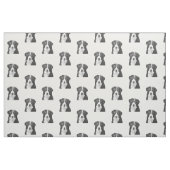 Schwarzweiss-Bernese Gebirgshund Stoff (Fat Quarter (45,7 x 55,9 cm))