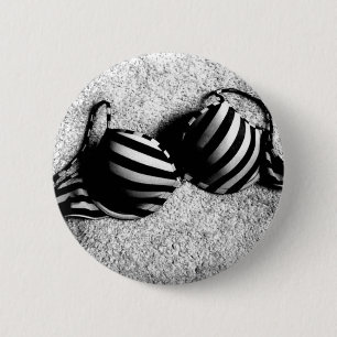 Schwarzweiss-BHknopf Button