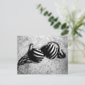 Schwarzweiss-BHpostkarte Postkarte (Stehend Vorderseite)