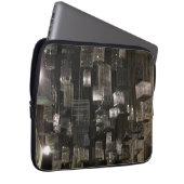 Schwarzweiss-Birdcages Laptopschutzhülle (Vorne Rechts)