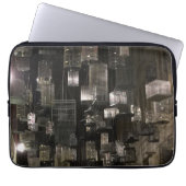 Schwarzweiss-Birdcages Laptopschutzhülle (Vorderseite)