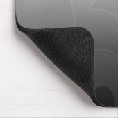 Schwarzweiss blühen Sie Mousepad (Ecke)