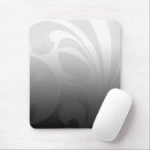 Schwarzweiss blühen Sie Mousepad (Mit Mouse)