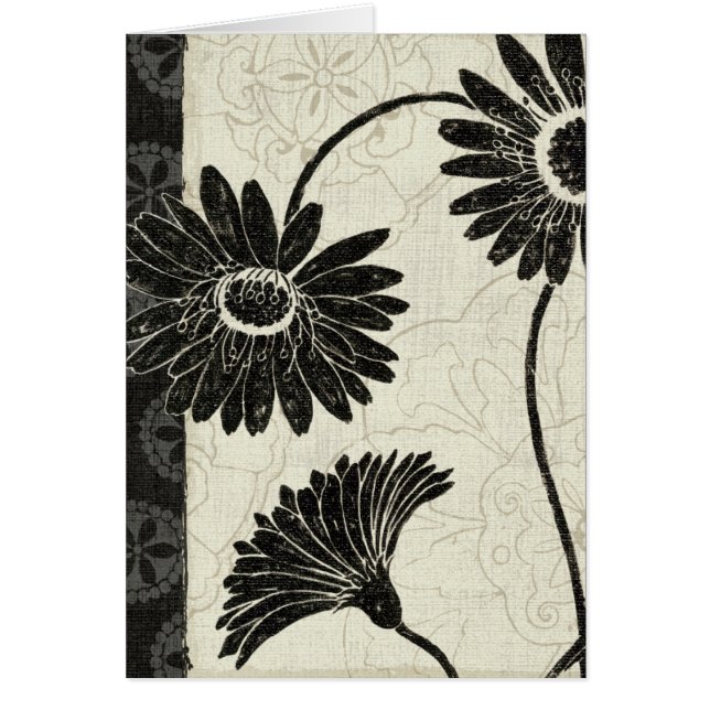 Schwarzweiss-Blumen (Vorne)