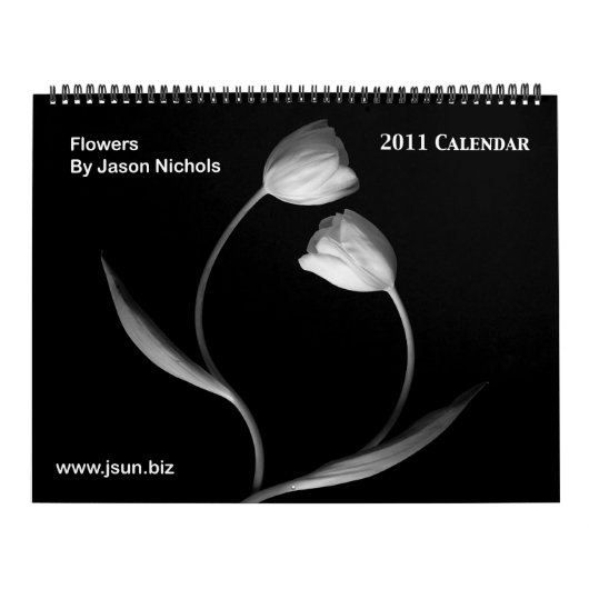 Schwarzweiss-Blumen 2011 Kalender (Titelbild)