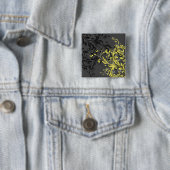 Schwarzweiss-Blumen blühen Button (Beispiel)