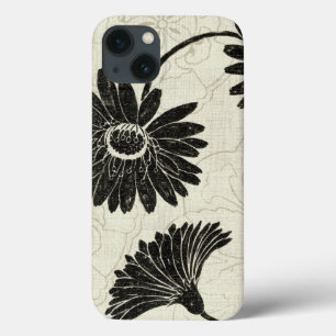 Schwarzweiss-Blumen Case-Mate iPhone Hülle