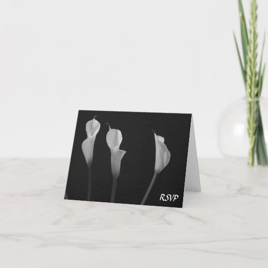 Schwarzweiss-Blumen UAWG Einladung (Vorderseite)