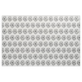 Schwarzweiss-Blumengrenze mit Monogramm Stoff (Yard (91,4 cm))
