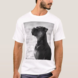 Schwarzweiss-Boxer-T - Shirt