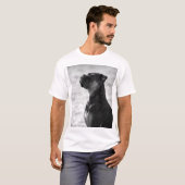 Schwarzweiss-Boxer-T - Shirt (Vorne ganz)