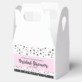 Schwarzweiß, Brautparty Geschenkschachtel (Geöffnet)