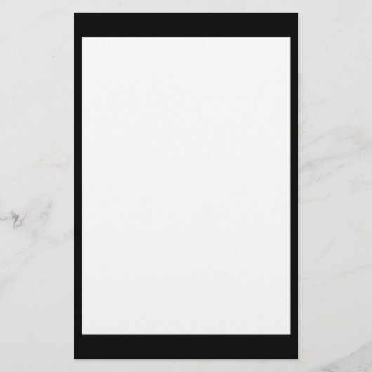 Schwarzweiss-Briefpapier Briefpapier (Vorderseite)