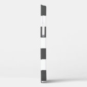 Schwarzweiss-Büffel-Karo-Telefon-Kasten Case-Mate iPhone Hülle (Rückseite / Links)