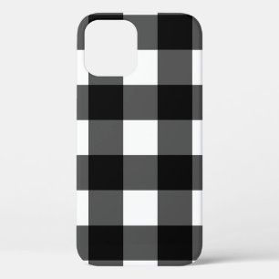 Schwarzweiss-Büffel-Karo-Telefon-Kasten Case-Mate iPhone Hülle