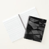 Schwarzweiß-Bullet-Journal/Lined-Notebook Notizblock (Innenseite)