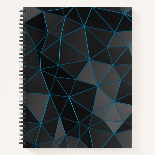 Schwarzweiß-Bullet-Journal/Lined-Notebook Notizblock (Vorderseite)