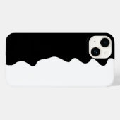 Schwarzweiß Case-Mate iPhone Hülle (Rückseite (Horizontal))