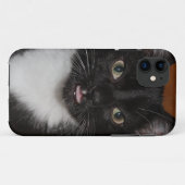SCHWARZWEISS-CAT Case-Mate iPhone HÜLLE (Rückseite (Horizontal))
