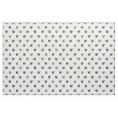 Schwarzweiss-Chic-niedliches Katzen-Muster Stoff (Fat Quarter (45,7 x 55,9 cm))
