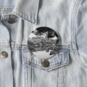 Schwarzweiß, cool, einzigartig Natur und See Button (Beispiel)
