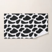 Schwarzweiß-Dalmatiner Badhandtuch Set (Handtuch)