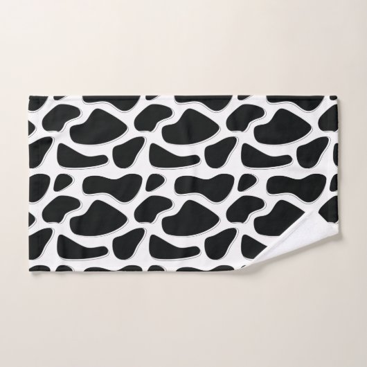Schwarzweiß-Dalmatiner Badhandtuch Set (Handtuch)