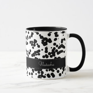 Schwarzweiss-Dalmatiner-Stellen Tasse