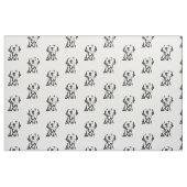 Schwarzweiss-Dalmatiner Stoff (Fat Quarter (45,7 x 55,9 cm))