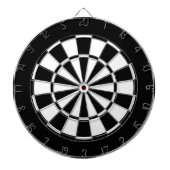 Schwarzweiss Dartscheibe (vorne)