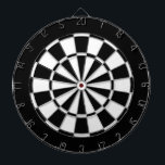 Schwarzweiss Dartscheibe<br><div class="desc">Schwarzweiss-Pfeil für allgemeine Blicke.</div>