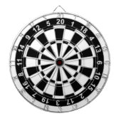 Schwarzweiß Dartscheibe (vorne)
