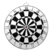 Schwarzweiß Dartscheibe (vorne)