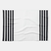 Schwarzweiß-Designer Geschirrtuch (Horizontal)