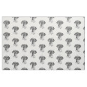 Schwarzweiss-Deutsche Dogge Stoff (Fat Quarter (45,7 x 55,9 cm))