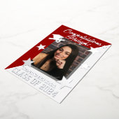 Schwarzweiß, Diagonal-Abschluss Silber Folieneinladung (Gedreht)