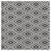 Schwarzweiss-Diamant-Muster-Gewebe Stoff (Nahaufnahme)